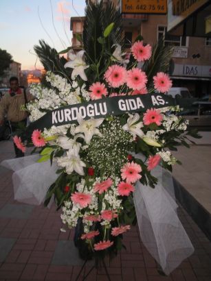 kazablanka,gerbera,sebboy ferforje  Ankara Anadolu �i�ek�i ma�azas� 