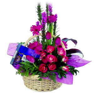 �ikolata ve sepette �i�ek   Ankara Anadolu �i�ek g�nderme sitemiz g�venlidir 