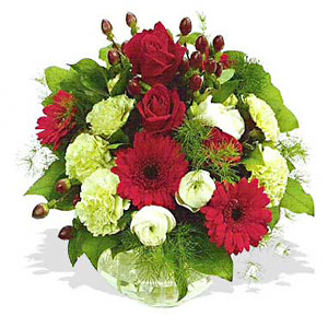 karanfil gerbera ve g�ller - d�s�nenelere �zel -  Ankara Anadolu �i�ek g�nderme 