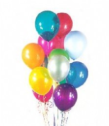  Ankara Anadolu iek sat  19 adet karisik renkte balonlar 