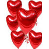  Ankara Anadolu online �i�ek�i , �i�ek sipari�i  17 adet FOLYO kalp g�r�n�m�nde u�an balon