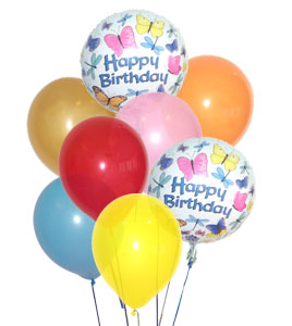  Ankara Anadolu hediye iek yolla  17 adet karisik renkte uan balonlar