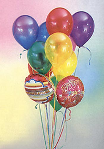 Ankara Anadolu iek online iek siparii  19 adet karisik renkte uan balon buketi