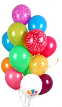  Ankara Anadolu hediye �i�ek yolla  30 adet u�an balon buketi demeti renkli
