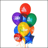  Ankara Anadolu �i�ek yolla , �i�ek g�nder , �i�ek�i   21 adet renkli u�an balon hediye �r�n�