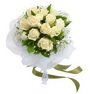  Ankara Anadolu online çiçekçi , çiçek siparişi  11 adet benbeyaz güllerden buket 