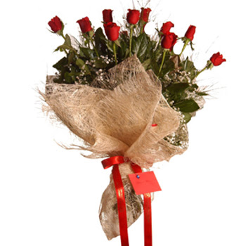  Ankara Anadolu �i�ek servisi , �i�ek�i adresleri  10 adet k�rm�z� g�lden g�rsel buket