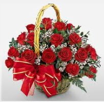 17 adet k�rm�z� g�lden g�l �i�ek sepeti  Ankara Anadolu �i�ek ma�azas� , �i�ek�i adresleri 