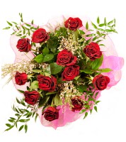 12 adet k�rm�z� g�l buketi  Ankara Anadolu 14 �ubat sevgililer g�n� �i�ek 