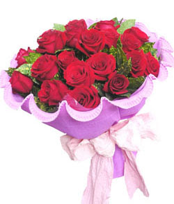 12 adet k�rm�z� g�lden g�rsel buket  Ankara Anadolu �i�ek�i ma�azas� 