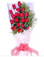 19 adet k�rm�z� g�l buketi  Ankara Anadolu uluslararas� �i�ek g�nderme 