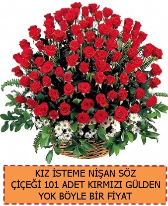 101 G�ll� s�z ni�an k�z isteme �i�e�i  Ankara Anadolu �i�ek sat��� 