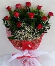 11 adet k�rm�z� g�lden g�rsel �i�ek  Ankara Anadolu �i�ek sat��� 