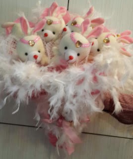 9 Adet pelu� tav�an tav�an buketi  Ankara Anadolu �i�ek g�nderme sitemiz g�venlidir 
