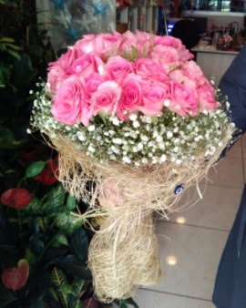33 adet pembe g�l ni�an k�z isteme buketi  Ankara Anadolu �i�ek g�nderme sitemiz g�venlidir 