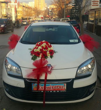 Araba s�slemesi gelin arabas�  Ankara Anadolu �i�ek , �i�ek�i , �i�ek�ilik 