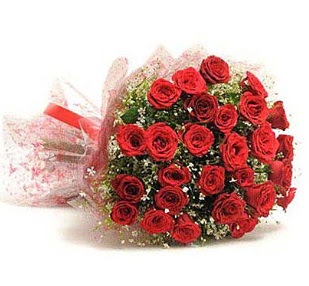 27 Adet k�rm�z� g�l buketi  Ankara Anadolu ucuz �i�ek g�nder 