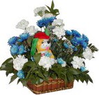  Ankara Anadolu çiçek online çiçek siparişi  Krizantenlerden oyuncakli tanzim