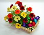  Ankara Anadolu çiçek online çiçek siparişi  sepette gerbera çiçekleri 