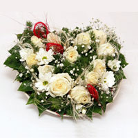  Ankara Anadolu �i�ek ma�azas� , �i�ek�i adresleri  ince cam i�erisinde 13 adet beyaz g�l ve kir �i�ek