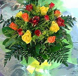 13 adet karisik gül buketi demeti   Ankara Anadolu uluslararası çiçek gönderme 