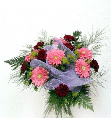 gerbera ve kir �i�eklerinden demet tanzimi  Ankara Anadolu cicekciler , cicek siparisi 
