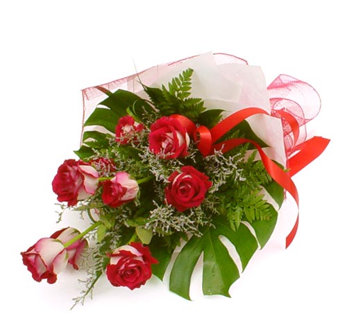 �i�ek g�nder 7 adet kirmizi g�l buketi  Ankara Anadolu kaliteli taze ve ucuz �i�ekler 