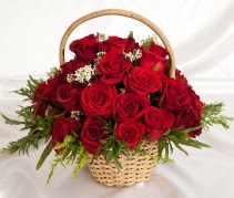 19 adet k�rm�z� g�lden �i�ek sepeti  Ankara Anadolu �i�ek servisi , �i�ek�i adresleri 