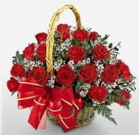 17 adet k�rm�z� g�lden g�l �i�ek sepeti  Ankara Anadolu �i�ek ma�azas� , �i�ek�i adresleri 