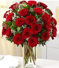 Vazo i�erisinde 33 adet k�rm�z� g�l  Ankara Anadolu cicek , cicekci 