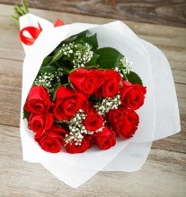 9 k�rm�z� g�lden buket �i�e�i  Ankara Anadolu �i�ek g�nderme 