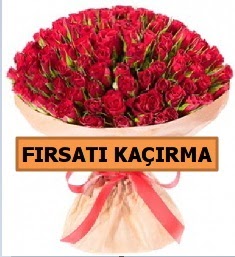 SON 1 GÜN İTHAL BÜYÜKBAŞ GÜL 101 ADET  Ankara Anadolu internetten çiçek satışı  