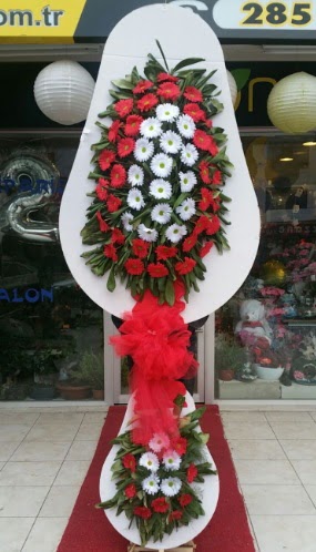 Yapay gerbera �i�eklerinden �ift katl� �i�ek  Ankara Anadolu �i�ek�i telefonlar� 