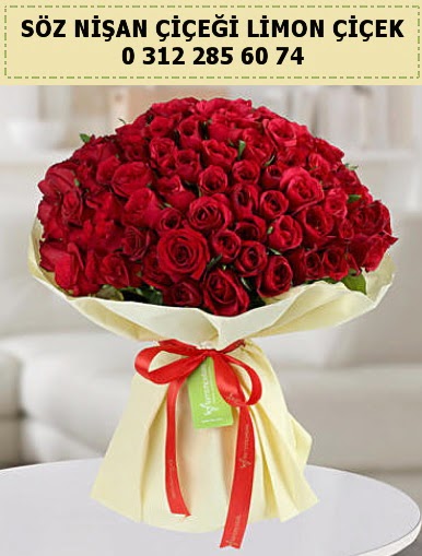 51 adet kırmızı gül söz nişan buketi çiçeği  Ankara Anadolu çiçek siparişi sitesi 