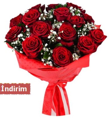 12 Adet kırmızı aşk gülleri  Ankara Anadolu çiçek satışı  